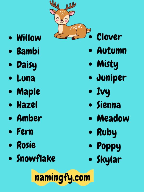 Scientific Name for Whitetail Deer