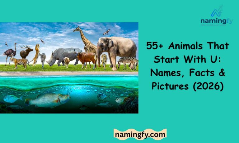 Animals That Start With U