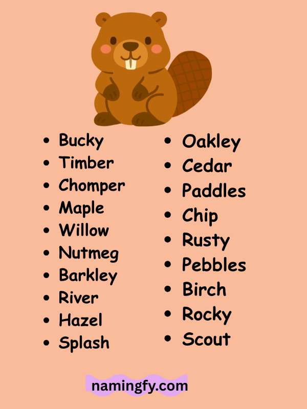 Beaver Names Girl