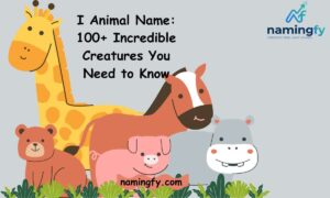 I animal name