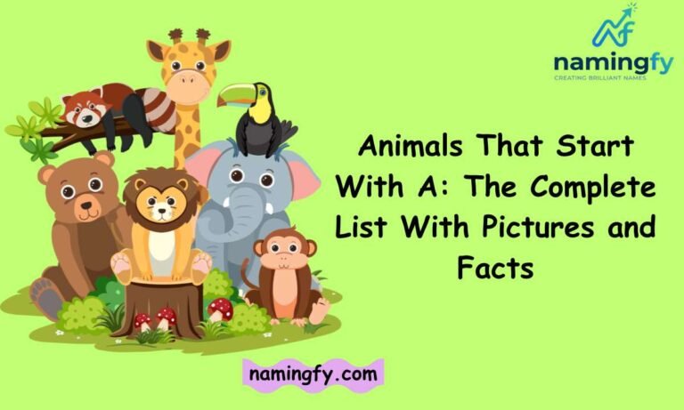 Animals That Start With A