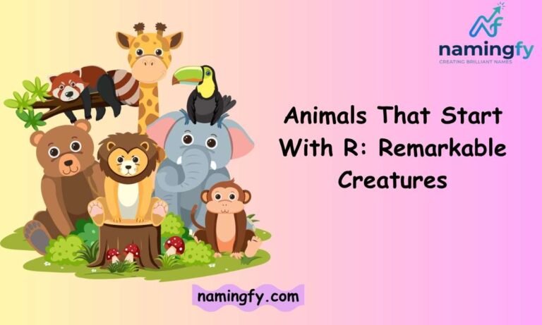 Animals That Start With R