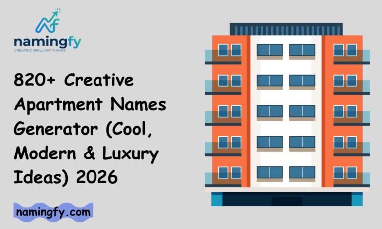 Apartment Names