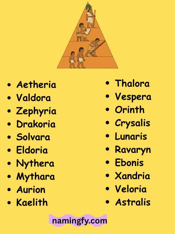 Civilization Names Fantasy