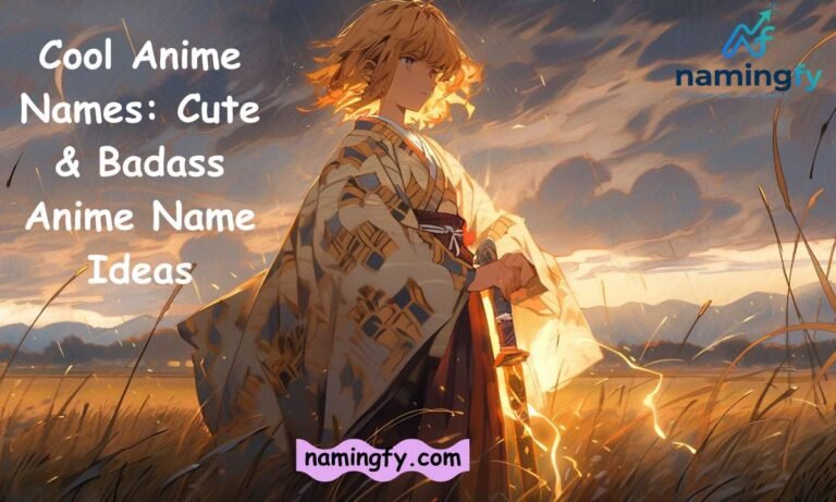 Cool Anime Names