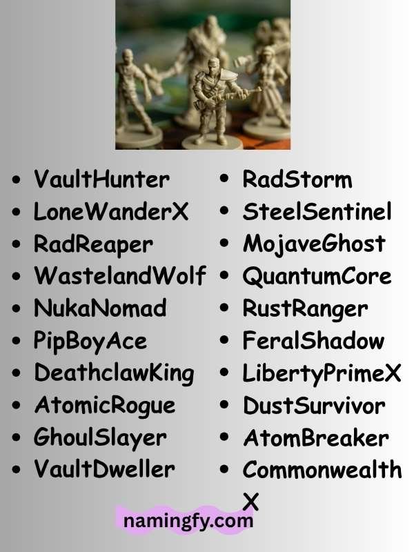 Fallout Character Names