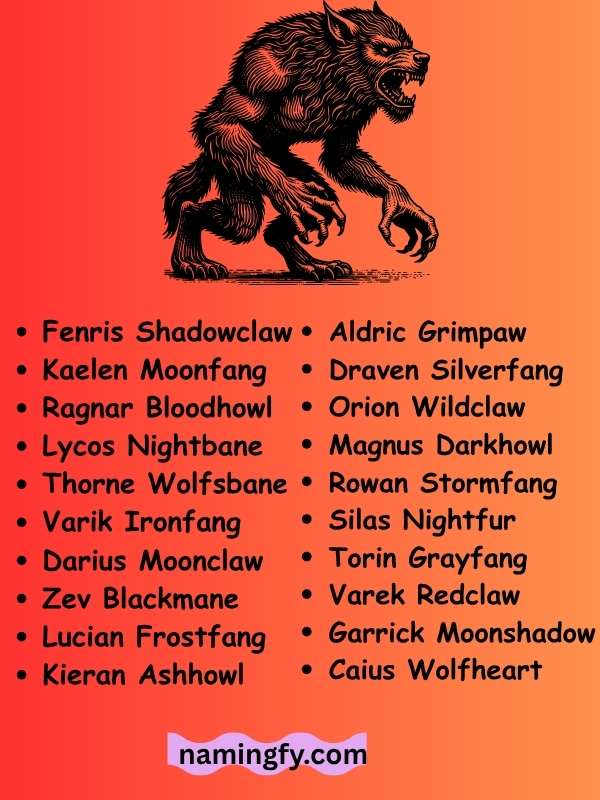 Female Werewolf Names