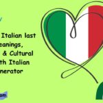 Italian last names