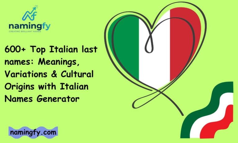 Italian last names