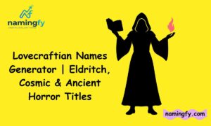 Lovecraftian Names