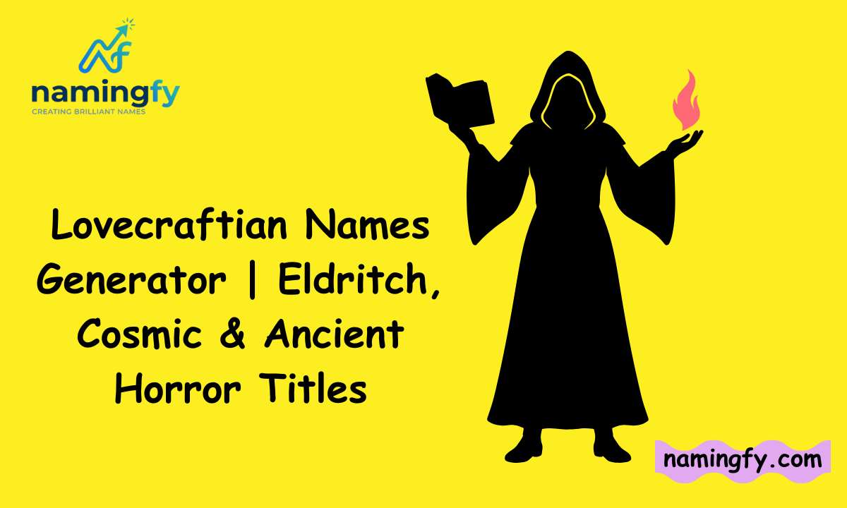 Lovecraftian Names
