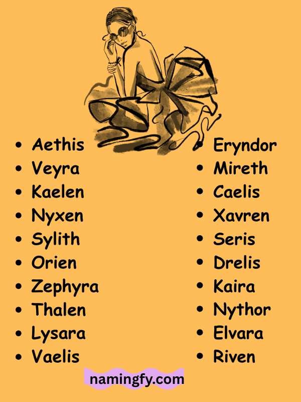 Mythical Changeling Names