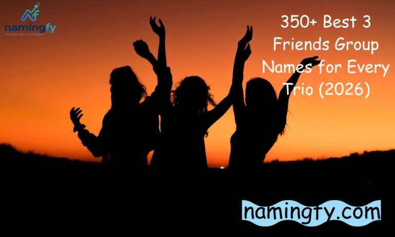 3 Friends Group Names
