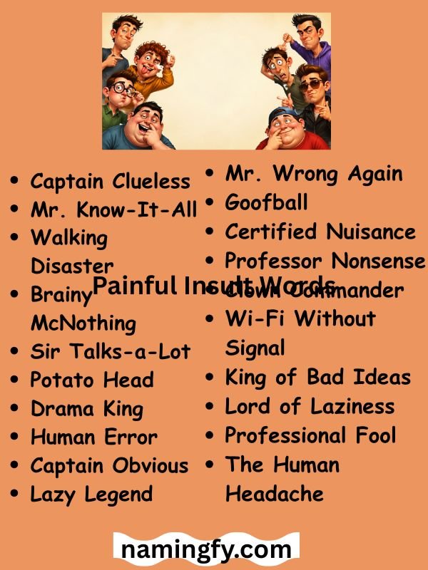 Appropriate Insulting Names