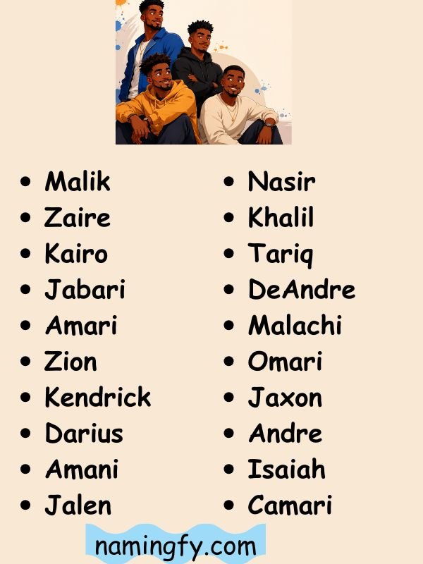Black Boy Names 100