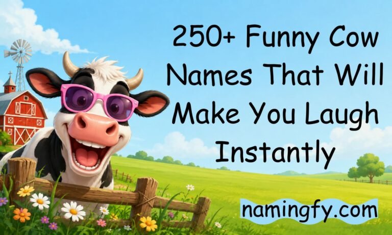 Funny Cow Names