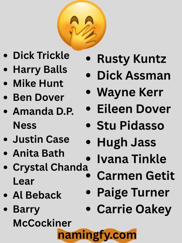 Funny First And Last Names For Pets