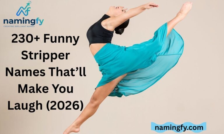 funny stripper names