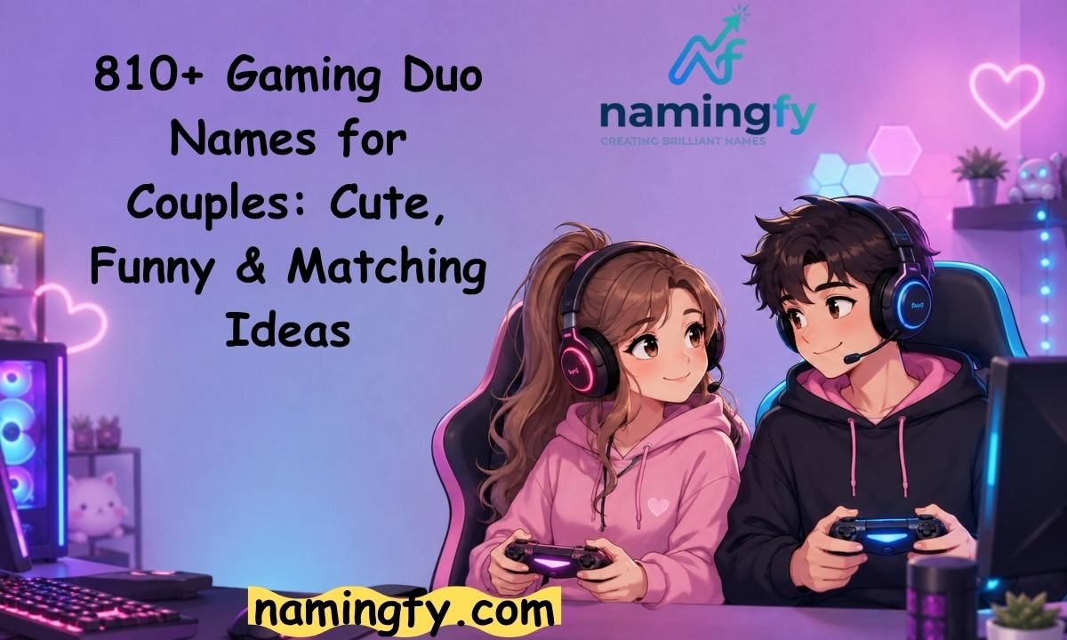 Gaming Duo Names for Couples