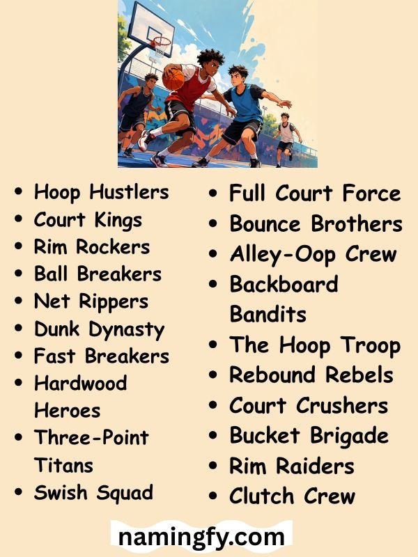 Good Basketball Team Names