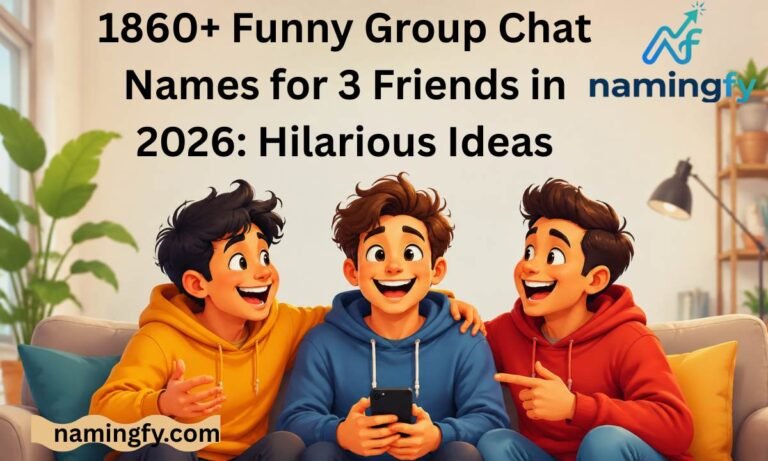 Group Chat Names for 3