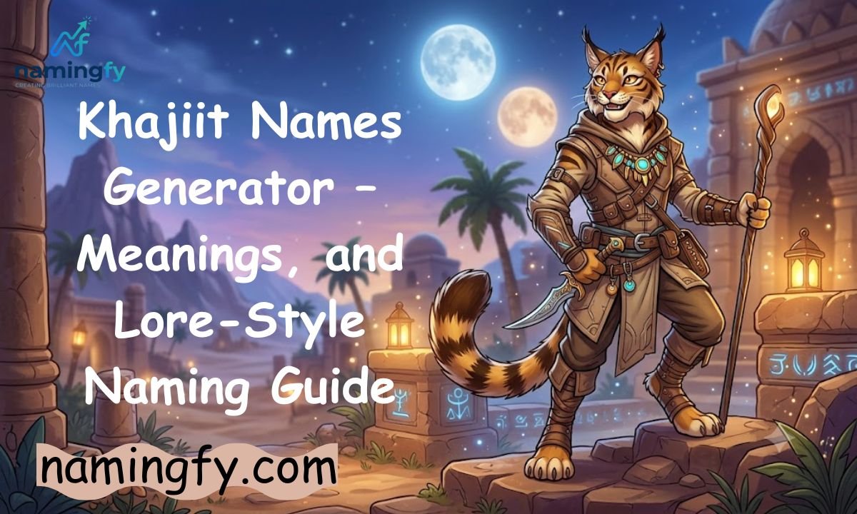 Khajiit names
