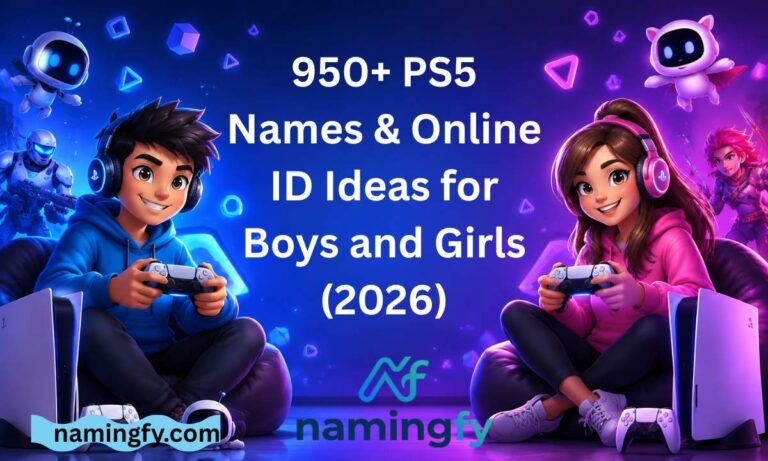 PS5 Names