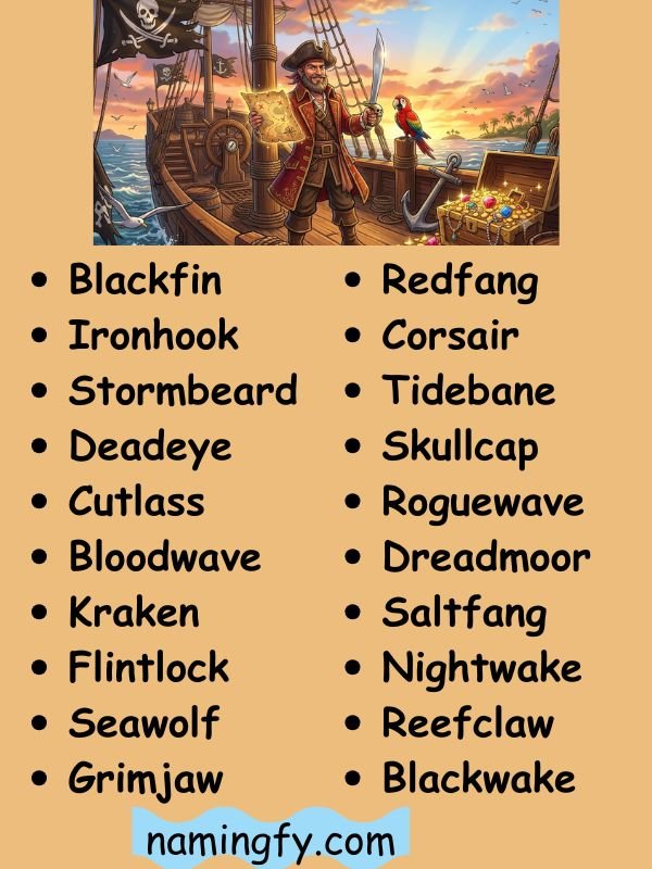 Pirate Names Famous