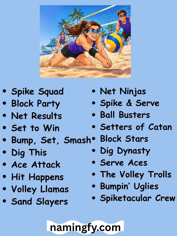 Professional Volleyball Team Names