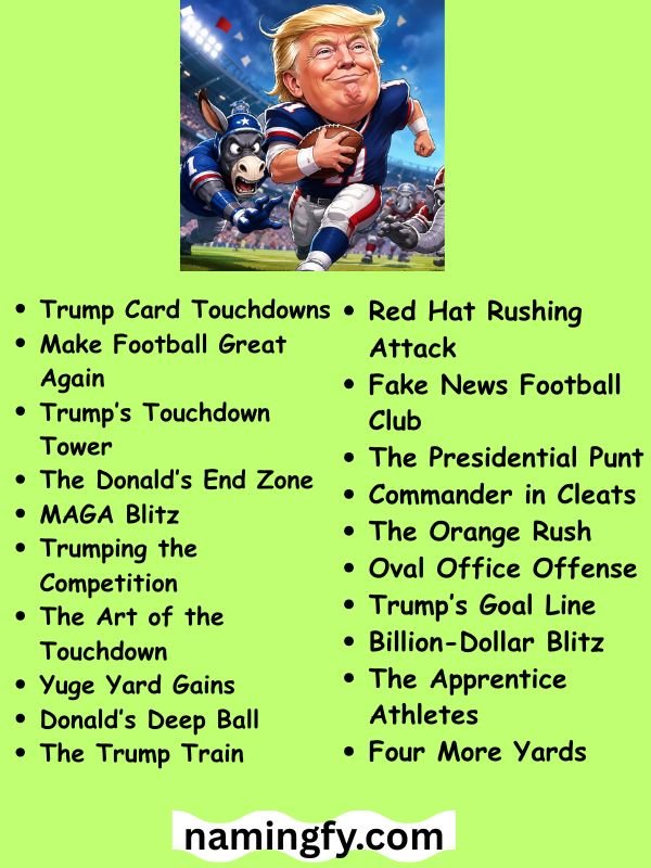Savage & Best Donald Trump Team Names