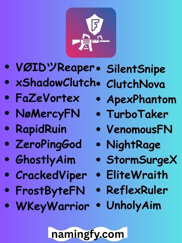 Sweaty Fortnite Names 4 Letters