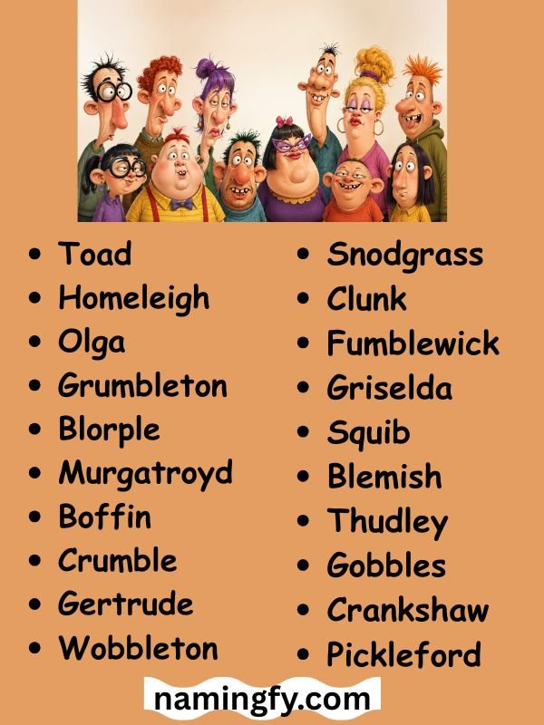 Ugly Stepsisters Names