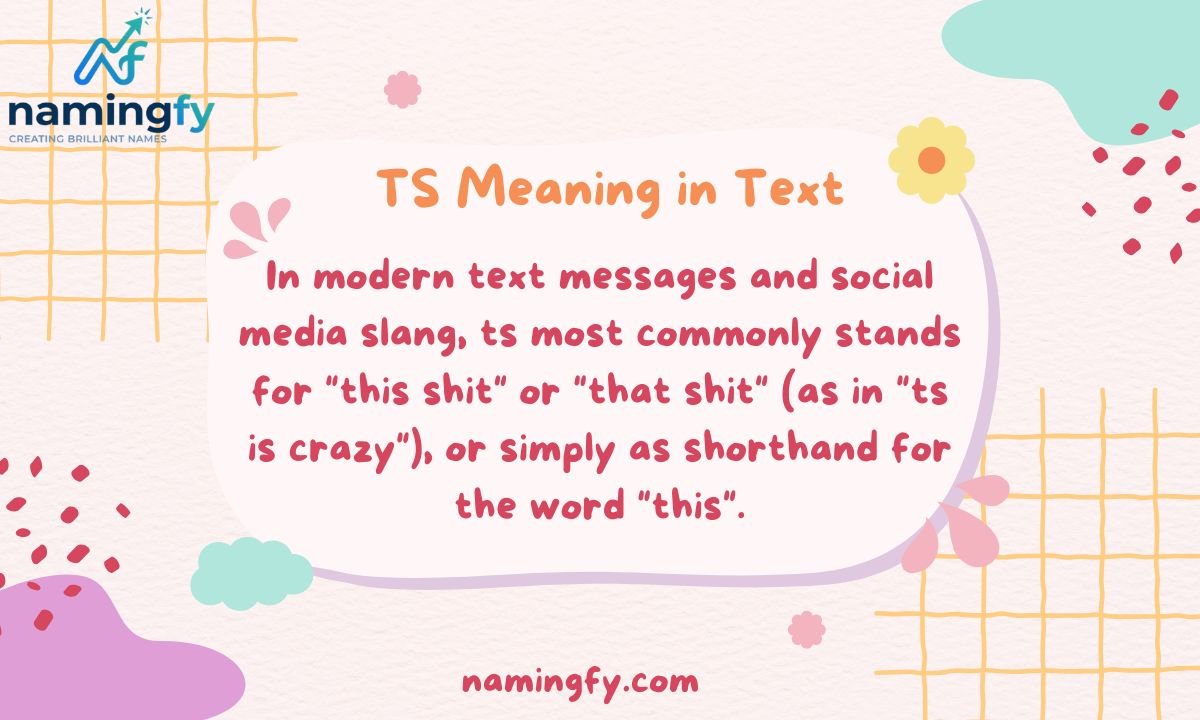 ts meaning in text